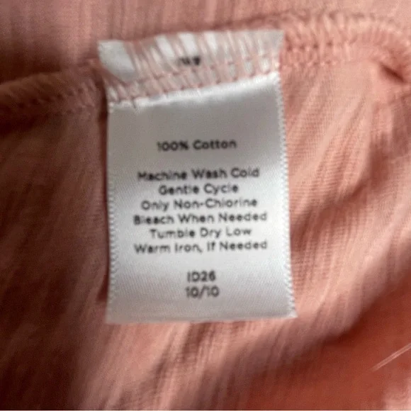 Talbots Peach Cardigan Size XL V-Neck Lightweight Cotton BOHO Grandpacore - Picture 8 of 12